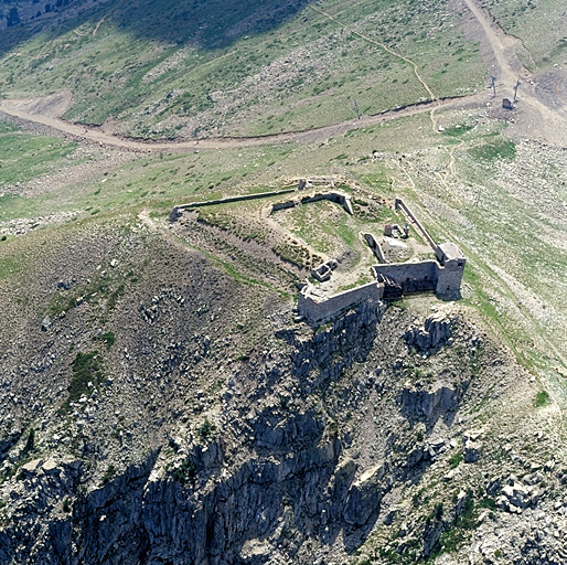 Vue aérienne depuis le nord.