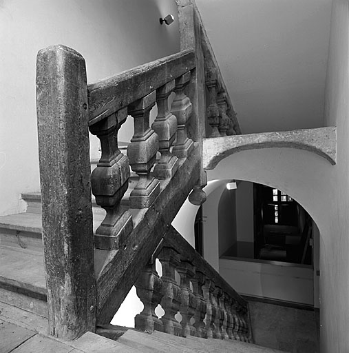 Escalier : détail.