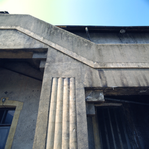 Mur nord, l'escalier, détail.
