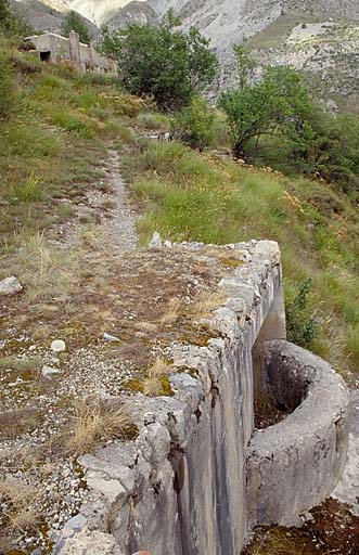 Emplacement de tir extérieur.