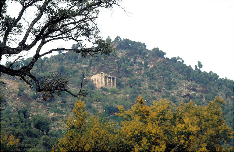 Temple de jardin dit temple d'Hercule. Vue de  situation.