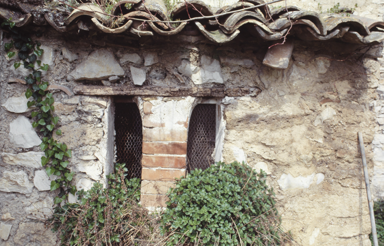 Façade antérieure, détail.