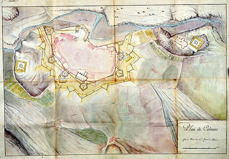 Plan de Colmars. 1693