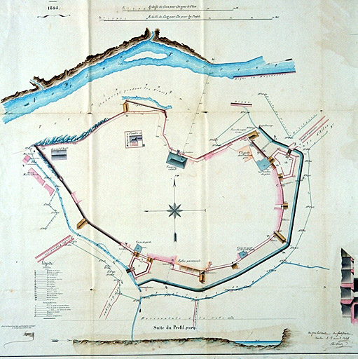 Plan de Colmars. Détail.