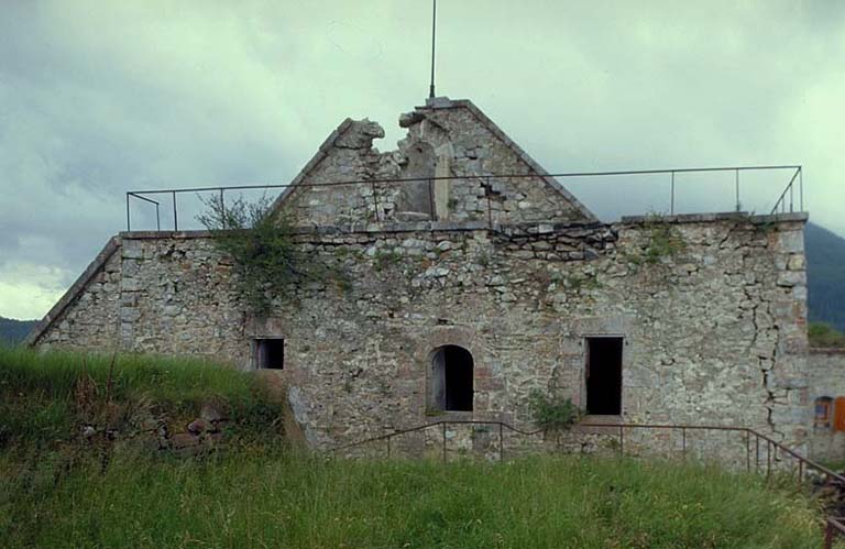 Bâtiment A. Face nord.