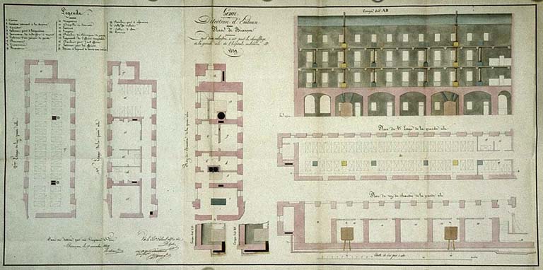 Projet d'un calorifère à air. 1829.