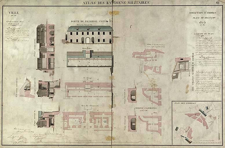 Porte de Pignerol. 1825