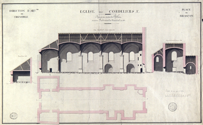 Eglise des Cordeliers. F. An 13.