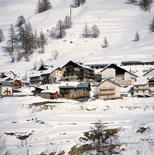 Vue sous la neige.
