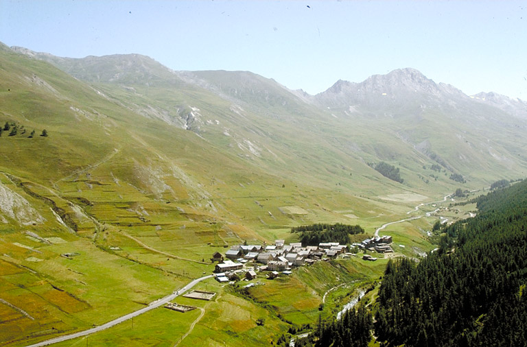 Vue aérienne.