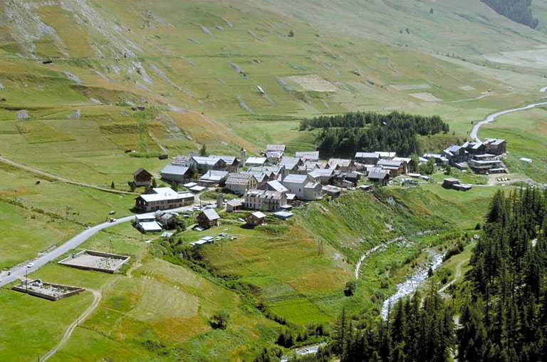 Vue aérienne.