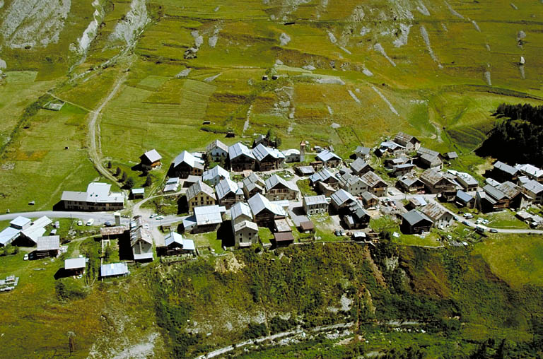 Vue aérienne.
