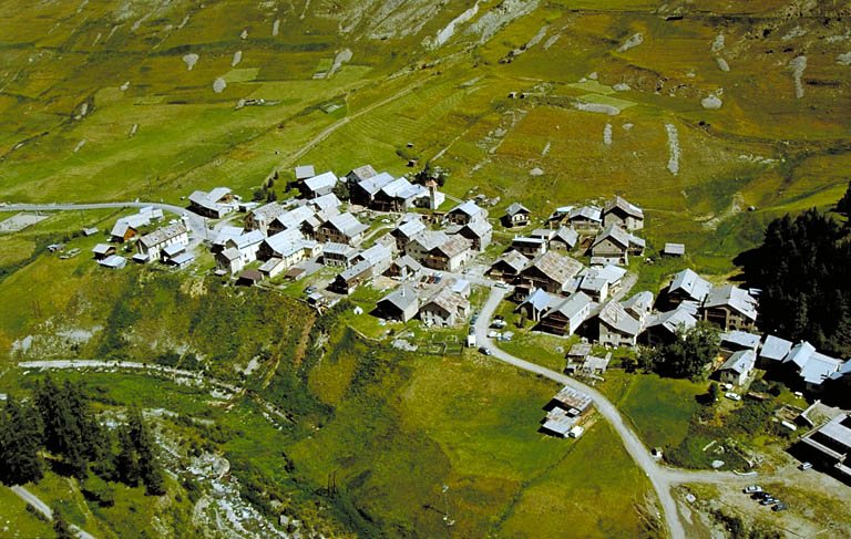 Vue aérienne.