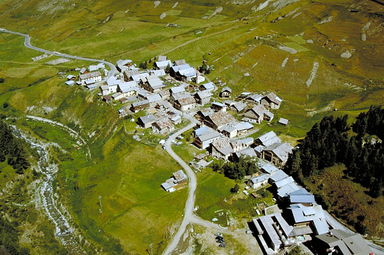 Vue aérienne.