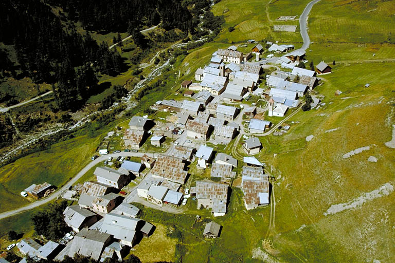Vue aérienne.