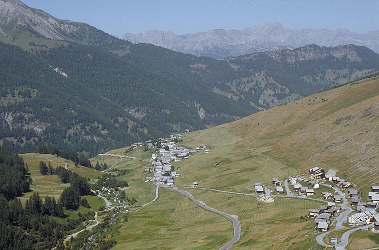 Vue aérienne.