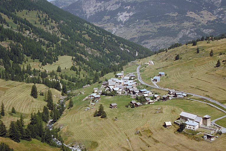 Vue aérienne.