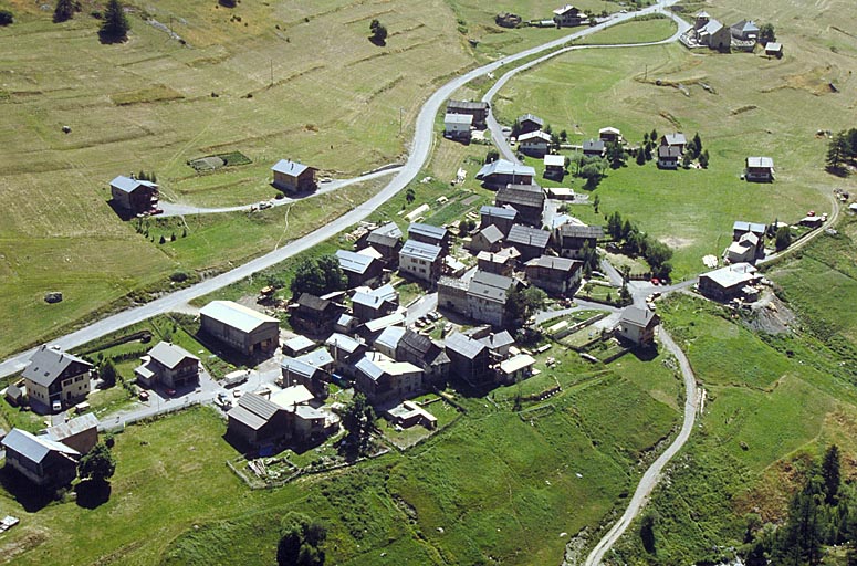 Vue aérienne.