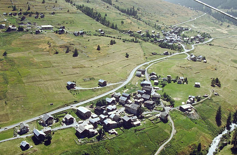 Vue aérienne.