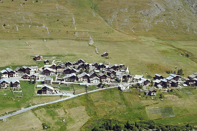 Vue aérienne.