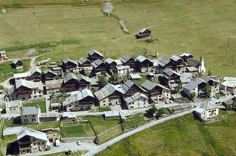 Vue aérienne.