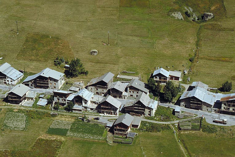 Vue aérienne.