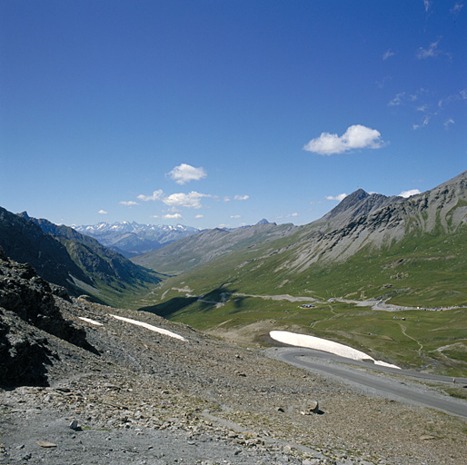 Col Agnel, vue vers le versant français.