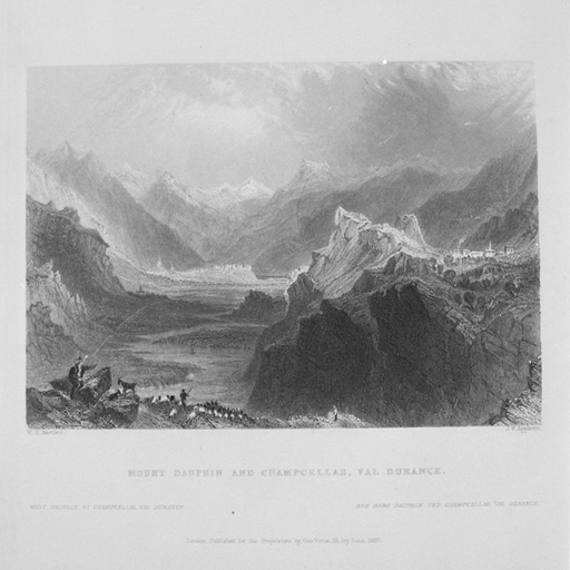 Mount Dauphin and Champcellas, Val Durance [Mont Dauphin et Champcella, Val Durance] 1837