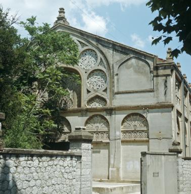 Détail de l'élévation ouest.