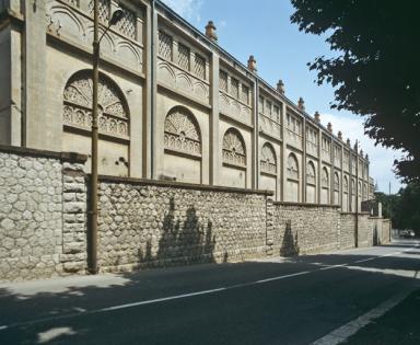 L'élévation sud.