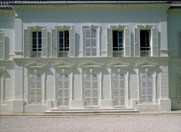 Vue de détail de la façade