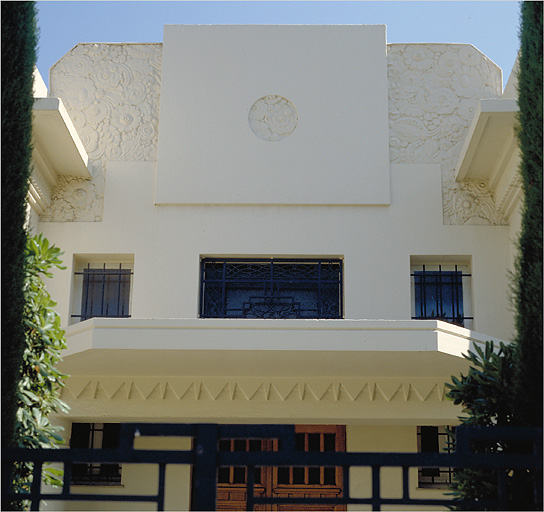 Vue de détail de la façade