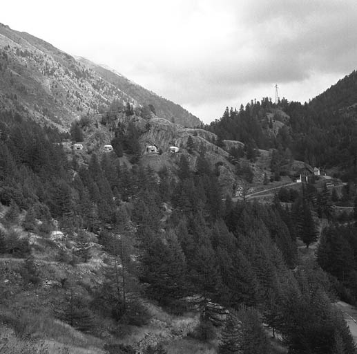 Ouvrage du Val de Castiglione. Vue d'ensemble prise de l'avant.