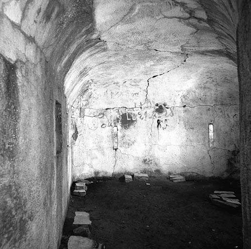 Intérieur de la caponnière de gorge.