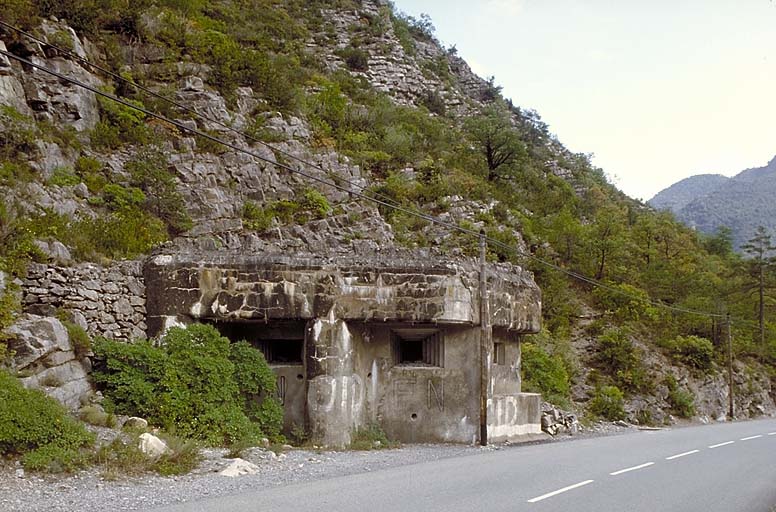 Casemate de Tournefort. Vue générale prise de l'avant.