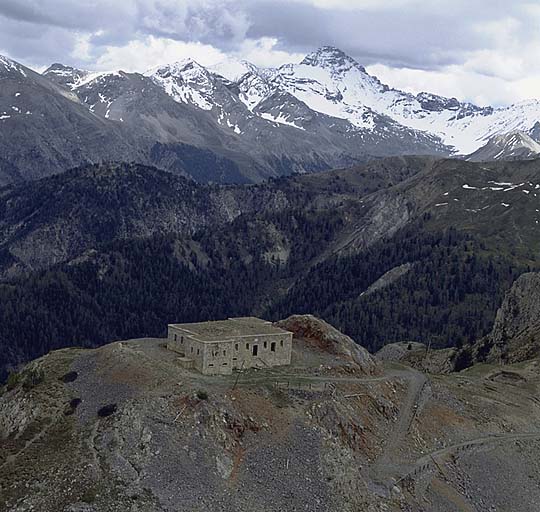 Vue du blockhaus.