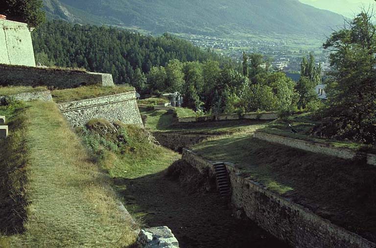 Une section du rempart.