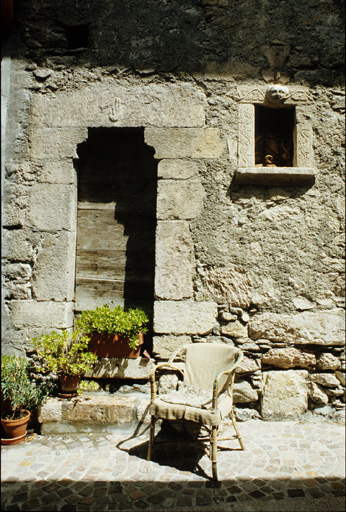 La façade ouest, détail.