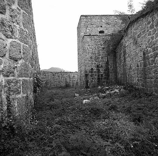 Bastionnet nord. Flanc gauche vu du fossé.