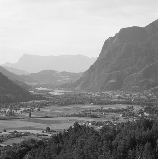 La vallée de la Durance à la hauteur de Saint-Crépin.