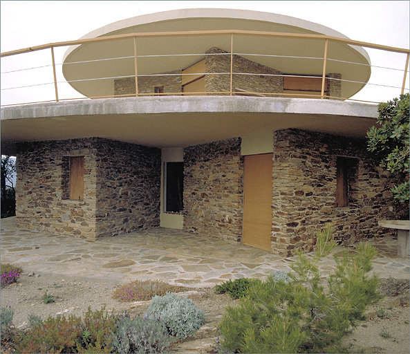 Elévation sud-est. ; La villa Altaïr, 1958, Lefèvre-Devaux et Aubert.