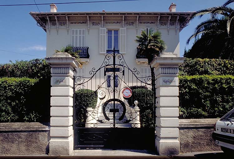 Villa Notre Rêve, architecte inconnu, vers 1900. Caractère éclectique.