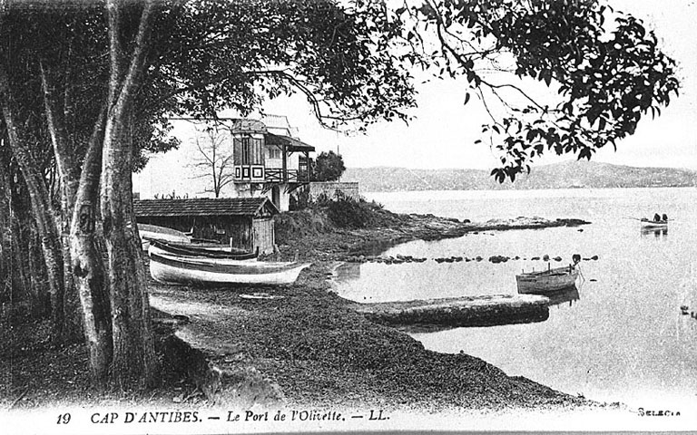 Cap d'Antibes. - Le port de l'Olivette. Début du 20e siècle.
