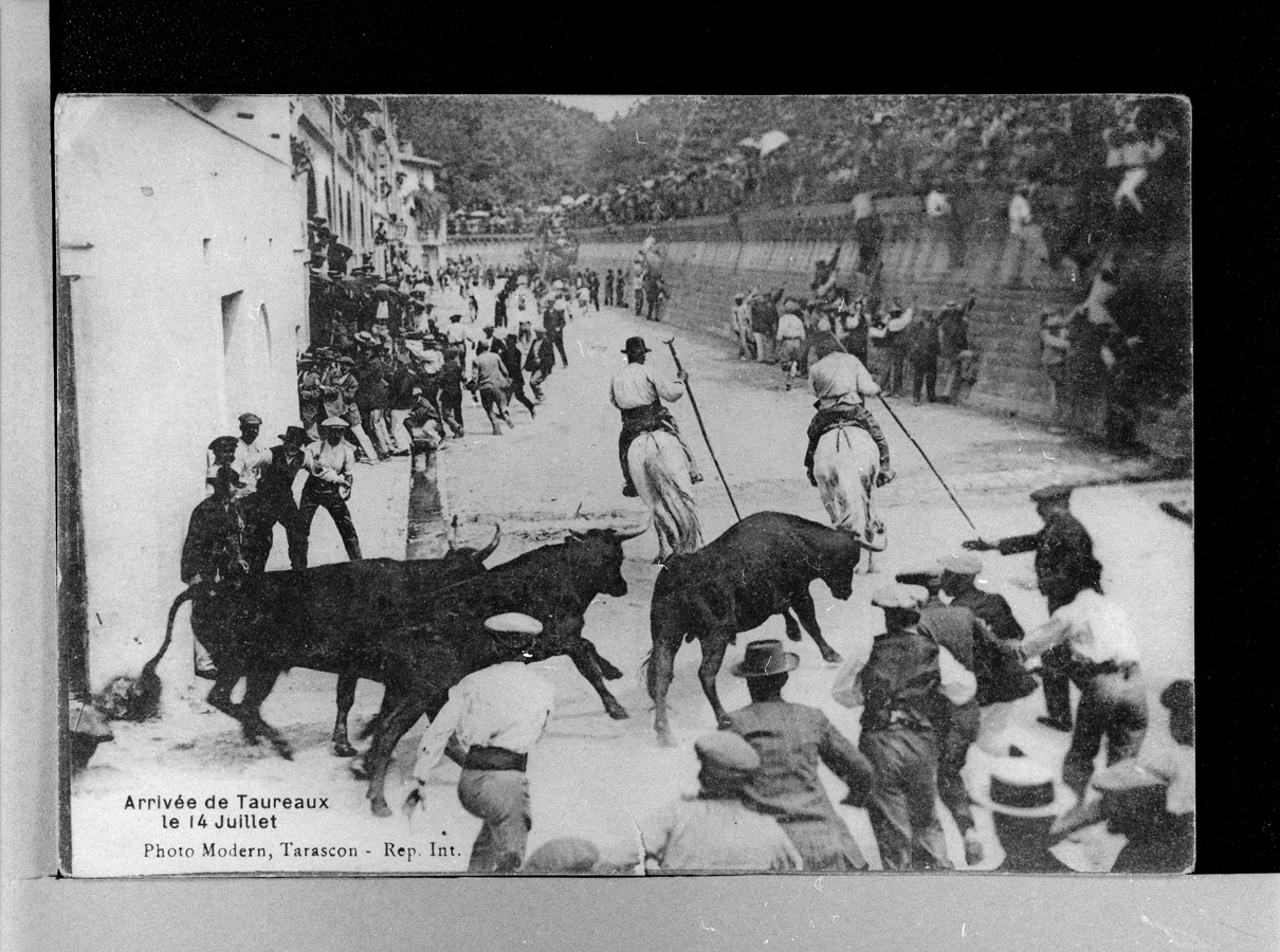 Abrivado, le 14 juillet, au début du 20e siècle.