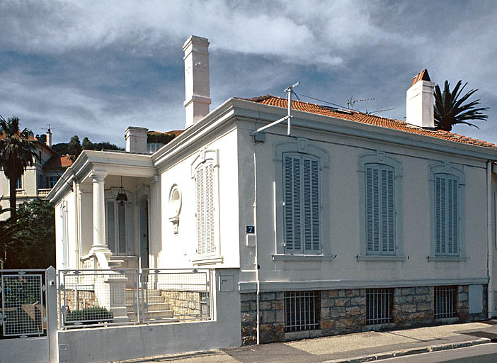 Section A3. Ilot 20. Parcelle 1034. 7, boulevard Châteaubriand. Façade sud.