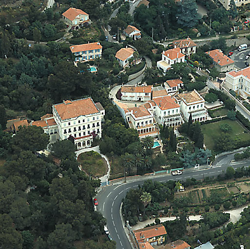 Vue aérienne du quartier d'Orient prise du sud.