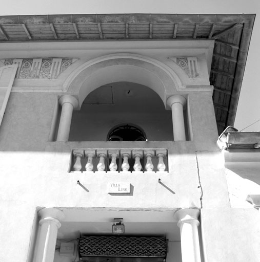 Section A5. Ilot 15. Parcelle 1474. 8, avenue Jean Bouin. Détail. Loggia à balustrade.