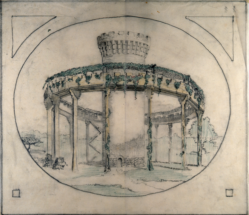 [Projet du belvédère de Super-Cannes. Variante 1], [1926].