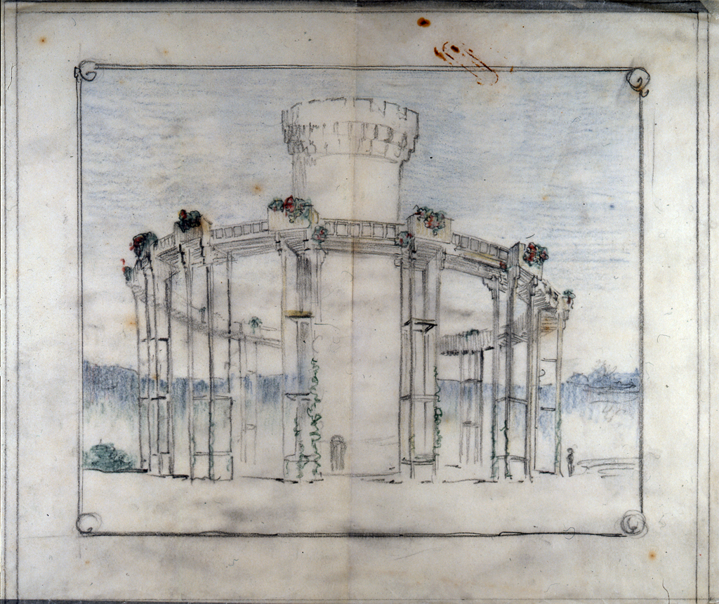 [Projet du belvédère de Super-Cannes. Variante 2], [1926].