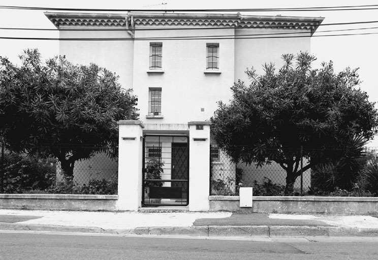 Section A6. Ilot 3. Parcelle 2400. 3, avenue des Nations-Unies. Façade nord-ouest.